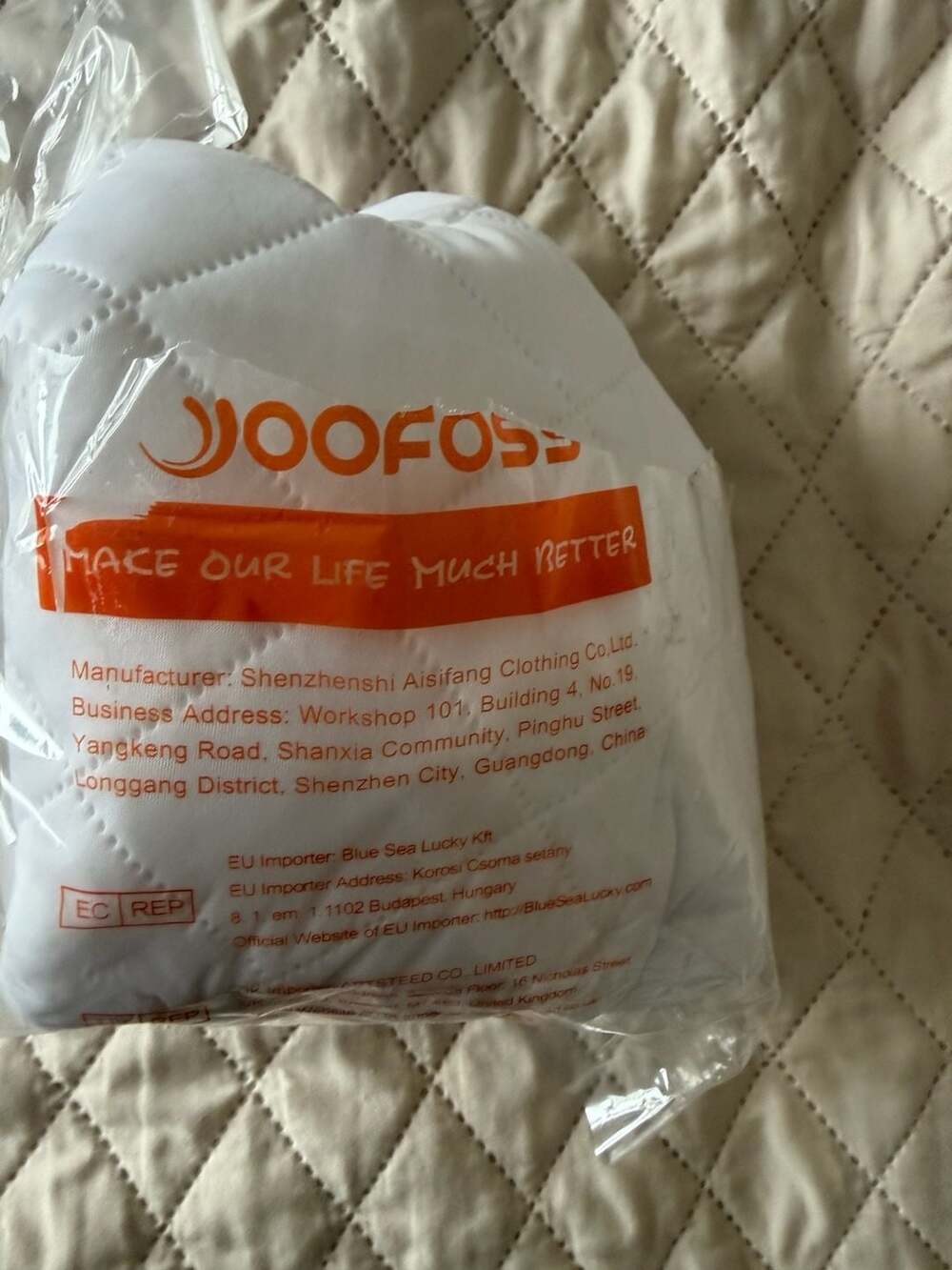 YOOFOSS Waterproof Fitted Crib Mattress Pad L-Grid White New